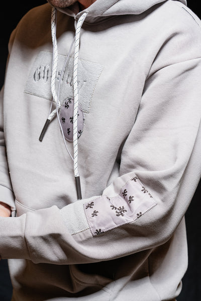 Patch Design Detailed Hoodie