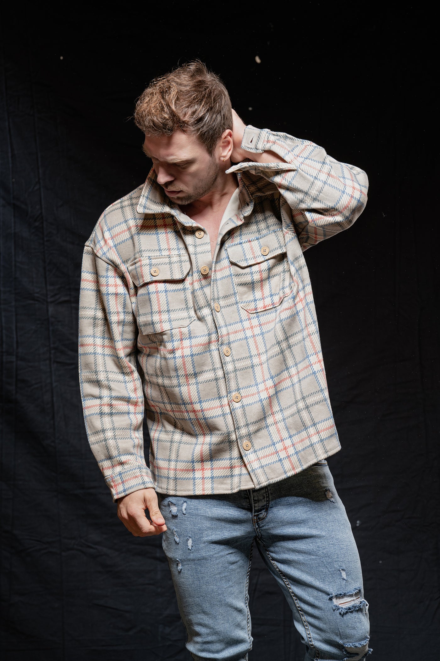Cotton Loose Fit Overshirt