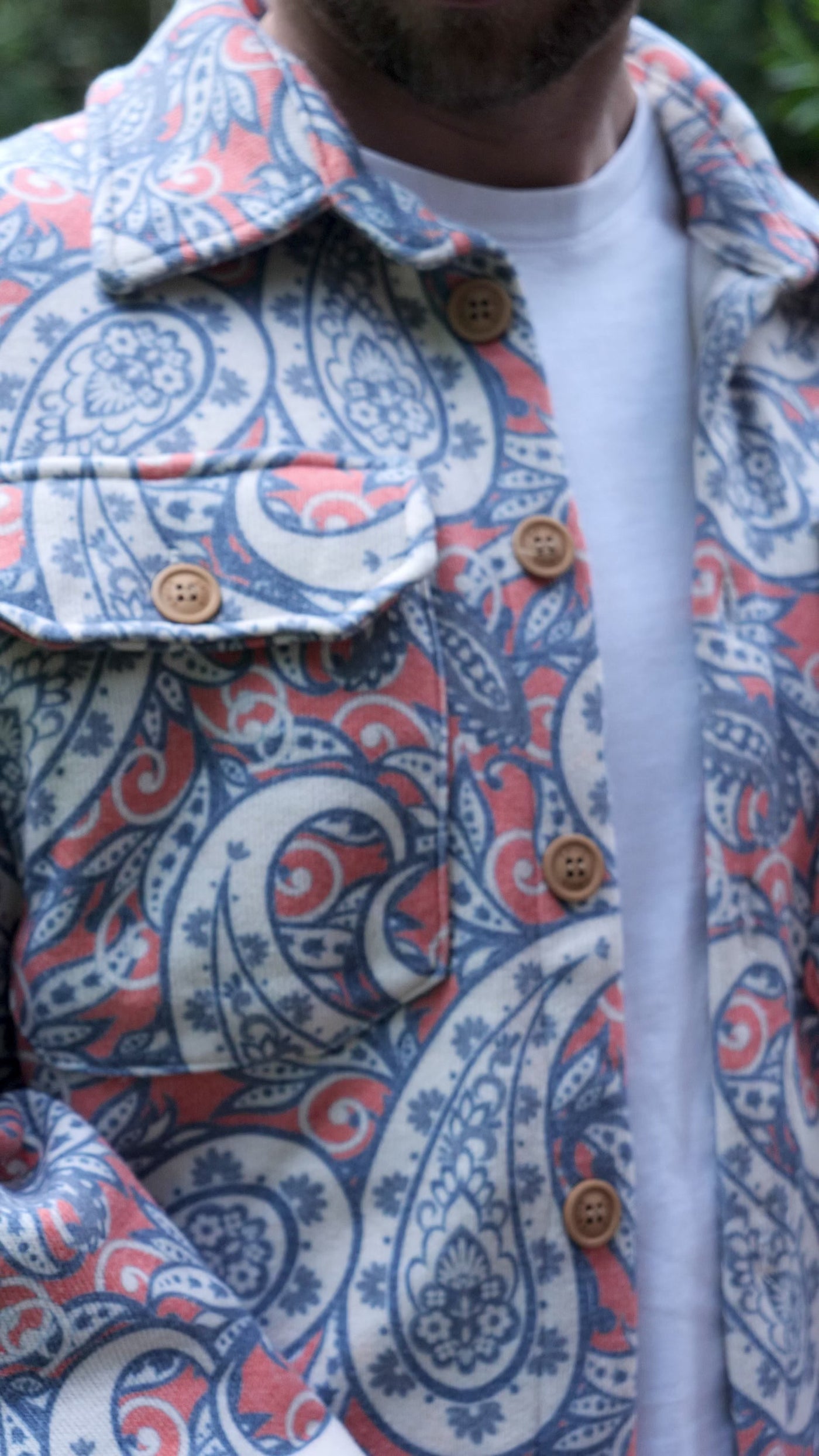 100% Cotton Baggy Fit Overshirt