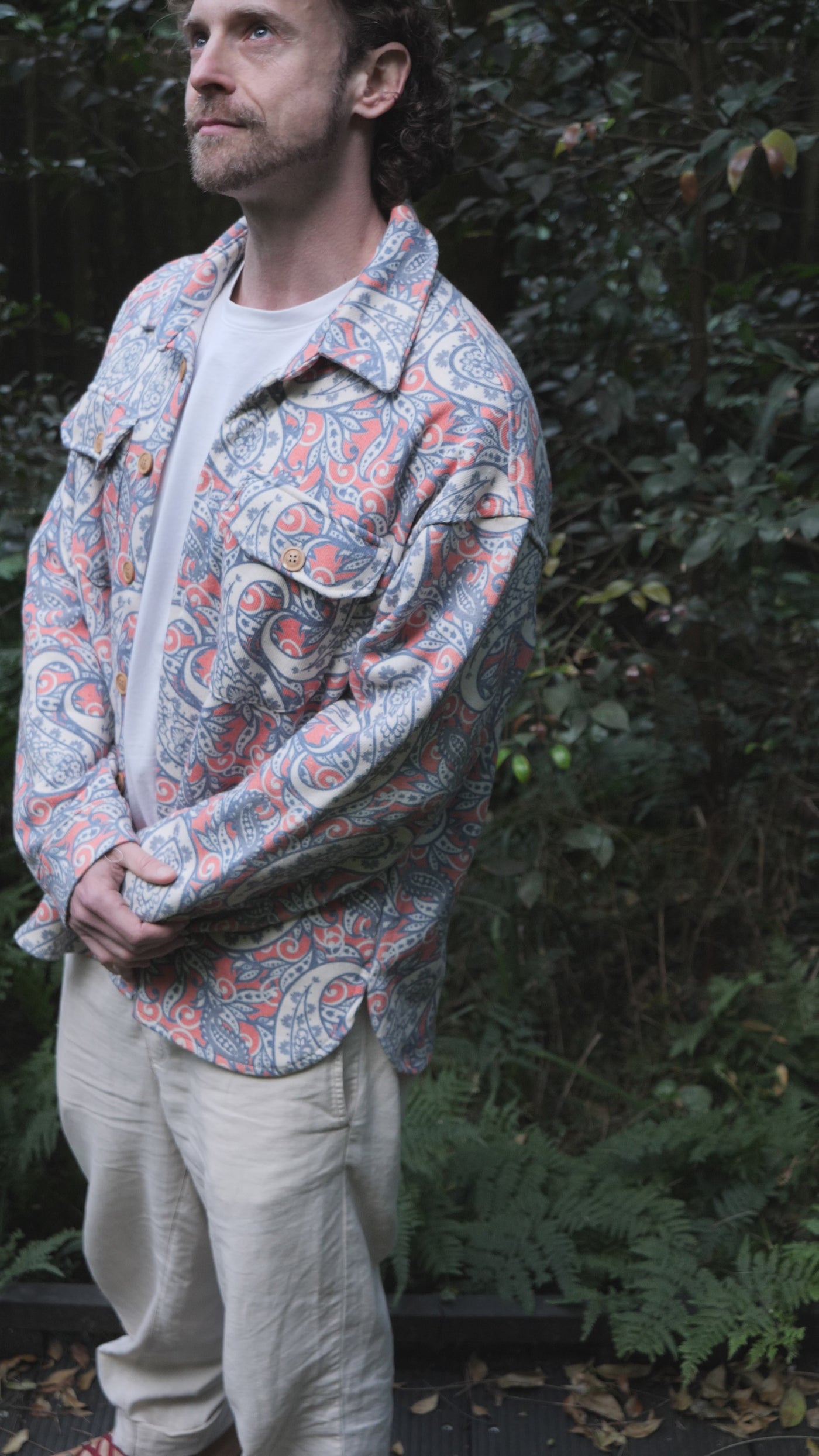 100% Cotton Baggy Fit Overshirt